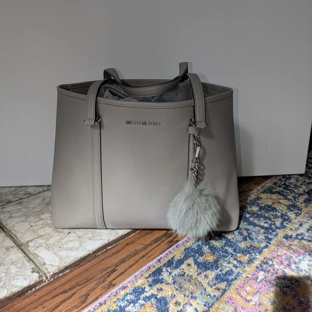 Michael Kors Gray Tote Bag